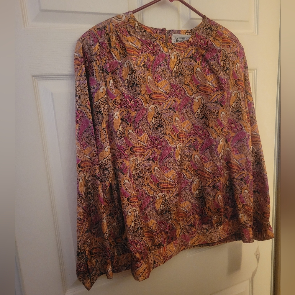 🚩Summer Sale🚩Vintage NWT Notations Plus Blouse